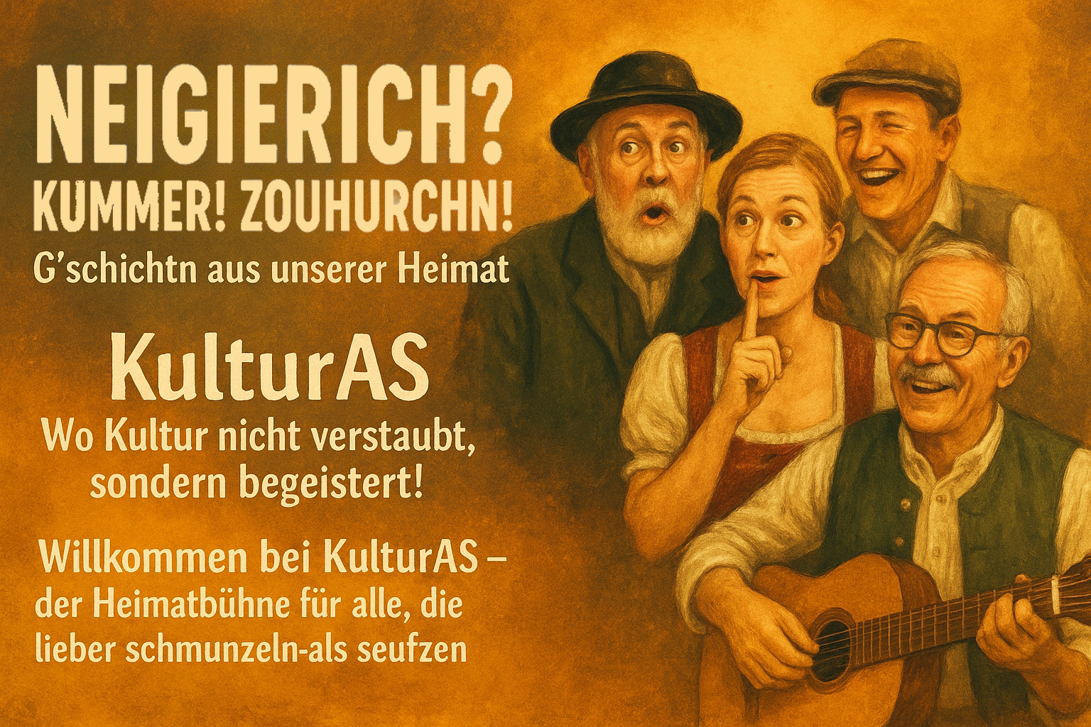 Neigierich? Kummer! Zouhurchn Logo KulturAS