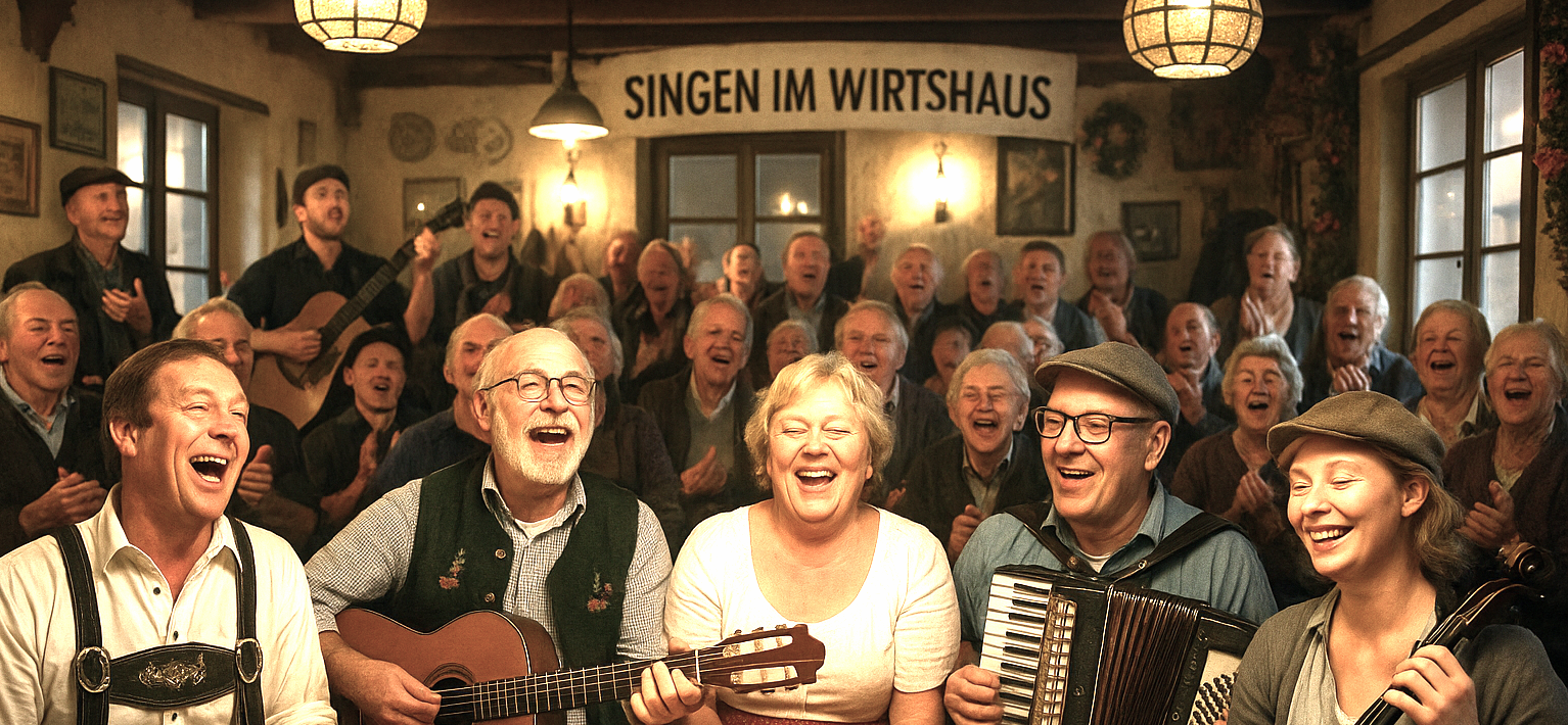Sänger und Musiker im Wirtshaus Sänger und Musiker im Wirtshaus